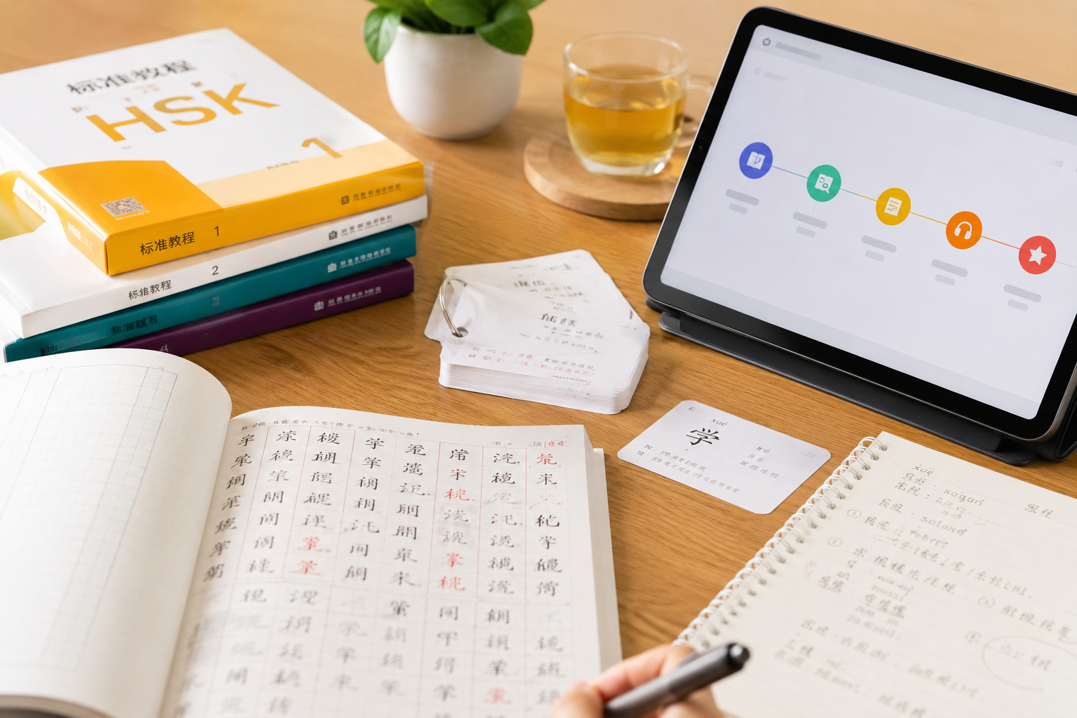 Tài liệu học HSK và flashcard tiếng Trung